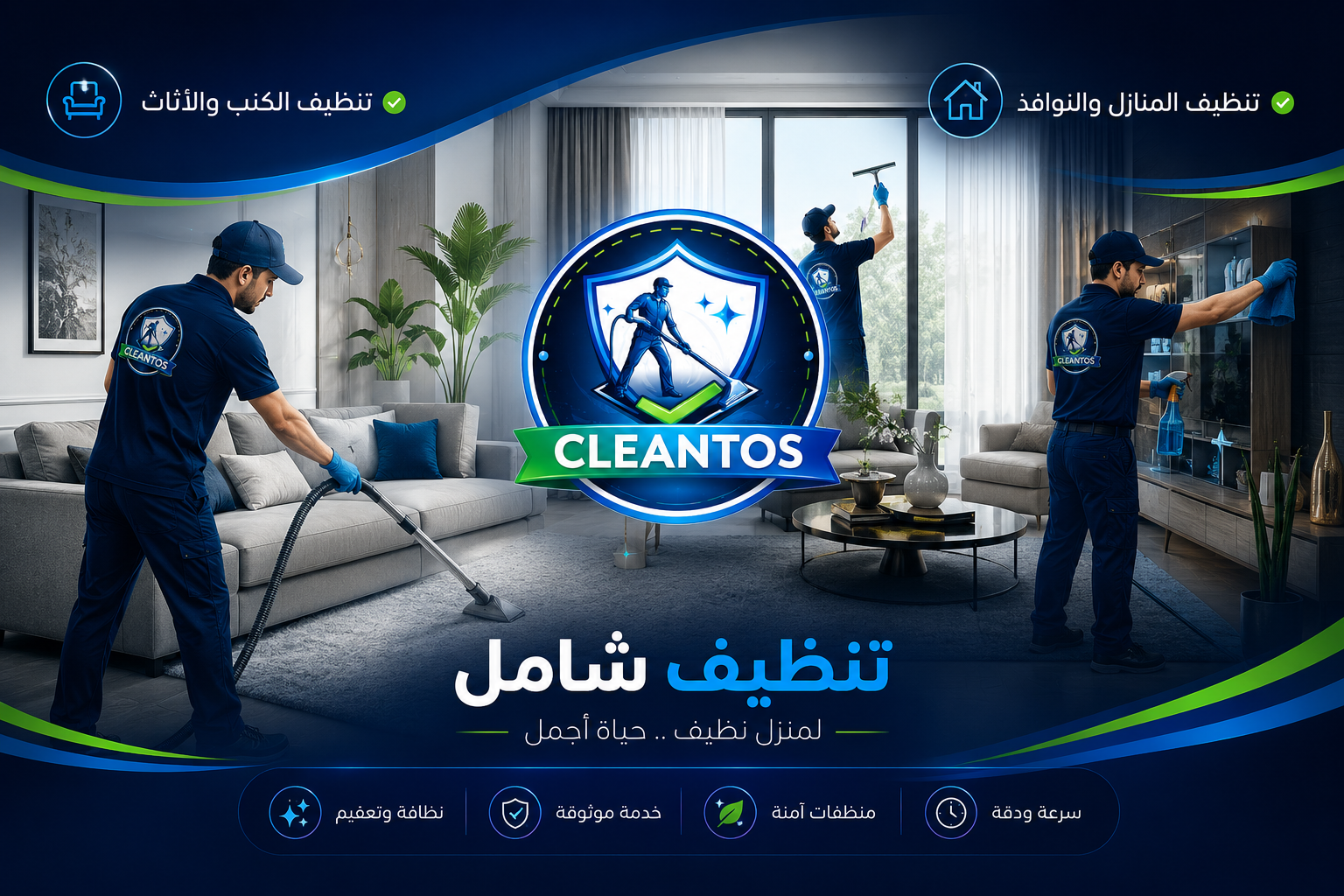 تنظيف منزل